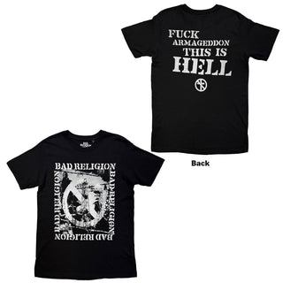 Bad Religion T-Shirt: This Is Hell (Black) (Back Print)
