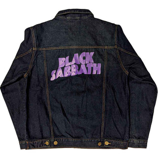 Black Sabbath Denim Jacket: Wavy Logo