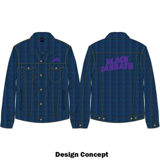Black Sabbath Denim Jacket: Wavy Logo