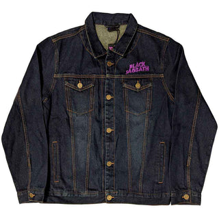 Black Sabbath Denim Jacket: Wavy Logo