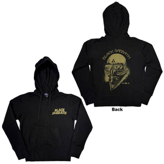 Black Sabbath Ladies Zipped Hoodie: Tour 1978 (Back Print)