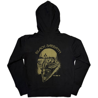 Black Sabbath Ladies Zipped Hoodie: Tour 1978 (Back Print)