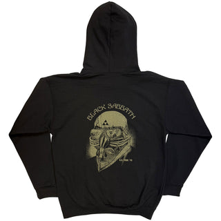 Black Sabbath Pullover Hoodie: Pocket Logo US Tour '78 (Black) (Back Print)