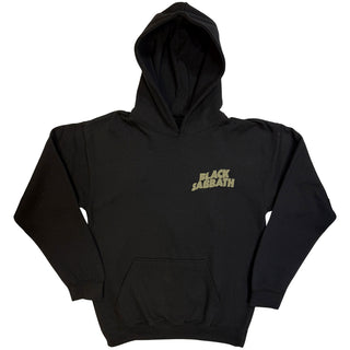 Black Sabbath Pullover Hoodie: Pocket Logo US Tour '78 (Black) (Back Print)