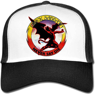 Black Sabbath Mesh Back Cap: Never Say Die