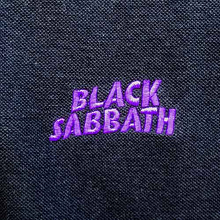 Black Sabbath Polo Shirt: Wavy Logo