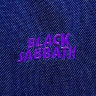 Black Sabbath Polo Shirt: Wavy Logo