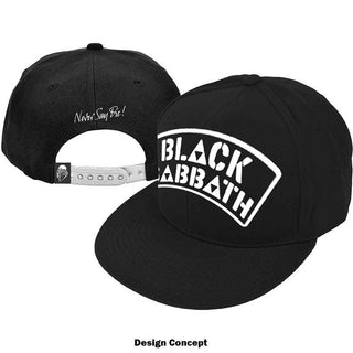 Black Sabbath Snapback Cap: Never Say Die