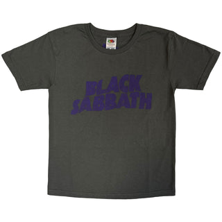 Black Sabbath Kids T-Shirt: Wavy Logo