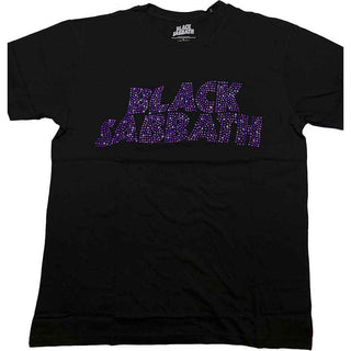 Black Sabbath Embellished T-Shirt: Wavy Logo