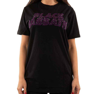 Black Sabbath Embellished T-Shirt: Wavy Logo