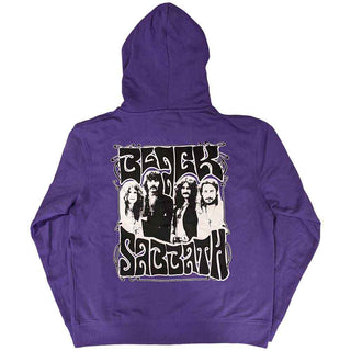 Black Sabbath Zipped Hoodie: Henry Pocket Logo