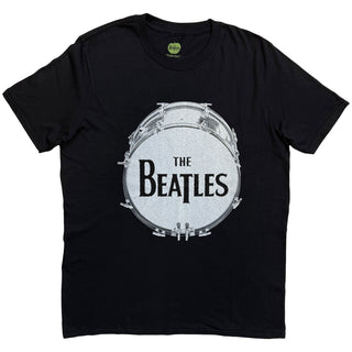 The Beatles Embellished T-Shirt: Drum (Black Caviar Beads)