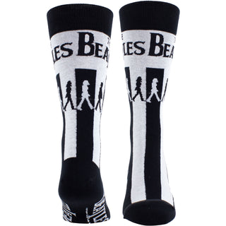 The Beatles Crew Socks: Abbey Road Crossing (Black) (UK Size 6.5 - 11)