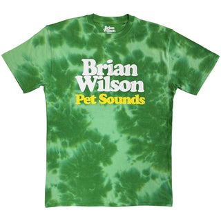 Brian Wilson T-Shirt: Pet Sounds '66 (Green) (Back Print & Wash Collection)