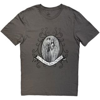 Corpse Bride T-Shirt: Can The Living Marry The Dead? (Charcoal Grey)