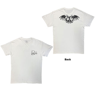 Corpse Bride T-Shirt: A Tragic Tale Of Romance (White) (Back Print)