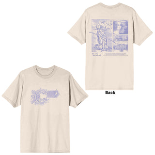 Chiodos T-Shirt: AWTEW Album Art (Natural) (Back Print)