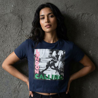 The Clash Ladies Crop Top: London Calling