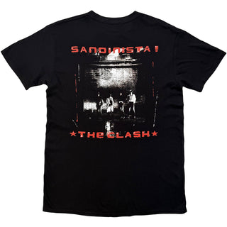 The Clash T-Shirt: Sandinista (Black) (Back Print)