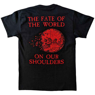 Cradle Of Filth Unisex T-Shirt: Existance Is Futile Saturn (Black) (Back Print)