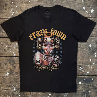 Crazy Town Premium Carbon T-Shirt: The Gift Of Game (Black)