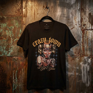Crazy Town Premium Carbon T-Shirt: The Gift Of Game (Black)