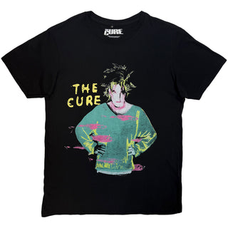 The Cure Unisex Premium Carbon T-Shirt: Beach Party Tour '86 (Black) (Back Print)