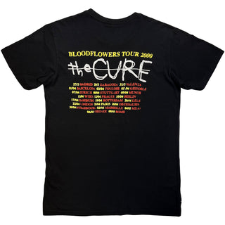 The Cure Carbon T-Shirt: Bloodflowers Tour '00 (Black) (Back Print)
