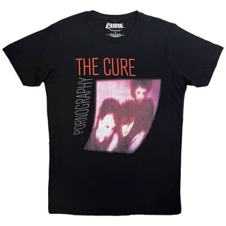 The Cure Carbon T-Shirt: Pornography Photo Warped (Black)