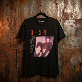 The Cure Carbon T-Shirt: Pornography Photo Warped (Black)