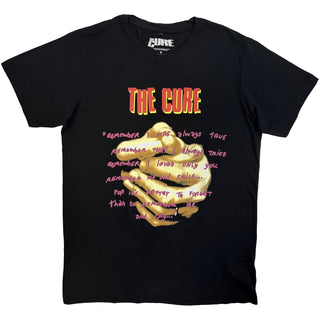 The Cure Carbon T-Shirt: Praying Hands Treasure Lyric (Black)