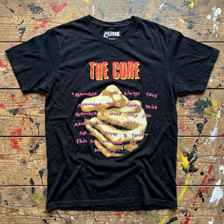 The Cure Unisex Premium Carbon T-Shirt: Praying Hands Treasure Lyric (Black)