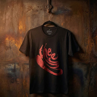 The Cure Premium Carbon T-Shirt: Swirl Logo (Black)