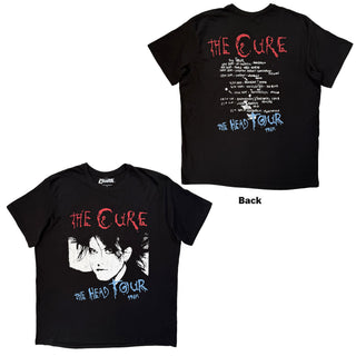 The Cure Premium Carbon T-Shirt: The Head Tour '85 (Black) (Back Print)