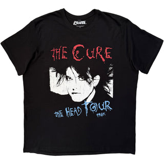The Cure Unisex Premium Carbon T-Shirt: The Head Tour '85 (Black) (Back Print)