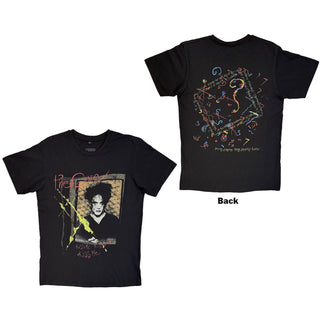 The Cure Premium Carbon T-Shirt: Kiss Me Vintage (Black) (Back Print)