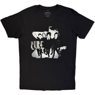 The Cure Premium Carbon T-Shirt: 40 Years Band Photo (Black)