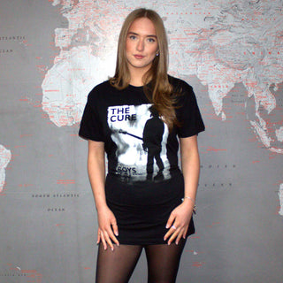 The Cure Ladies T-Shirt Dress: Boys Don't Cry Black & White