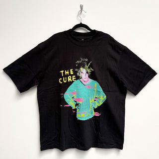 The Cure Oversized T-Shirt: Beach Party Tour '86 (Black) (Back Print)