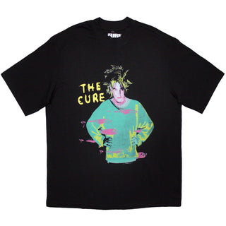 The Cure Oversized T-Shirt: Beach Party Tour '86 (Black) (Back Print)