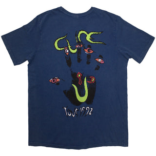 The Cure Stone Wash T-Shirt: Wish Tour '92 (Back Print)