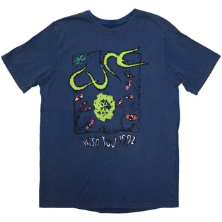 The Cure Stone Wash T-Shirt: Wish Tour '92 (Back Print)