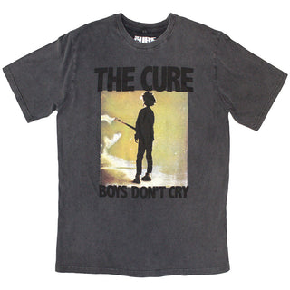 The Cure Unisex Stone Wash T-Shirt: Boys Don't Cry Box