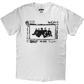The Cure T-Shirt: Mono Group Photo (White)