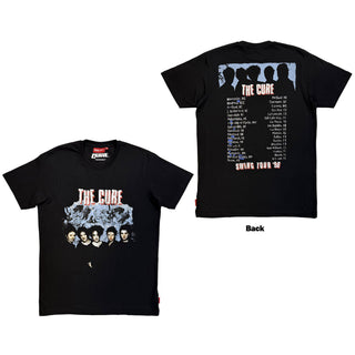 The Cure  Unplugged T-Shirt: Swing Tour '96 (Black) (Back Print)
