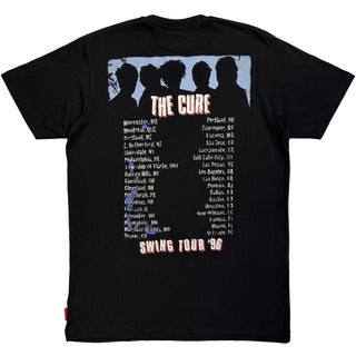 The Cure Unplugged T-Shirt: Swing Tour '96 (Black) (Back Print)