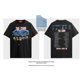 The Cure Unplugged T-Shirt: Swing Tour '96 (Black) (Back Print)