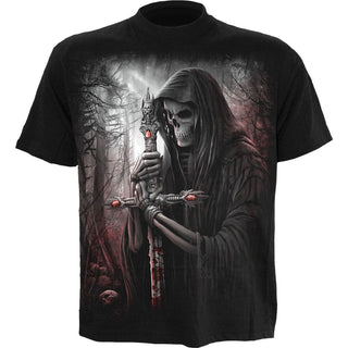 Spiral T-Shirt: Soul Searcher (Black) (Back Print)