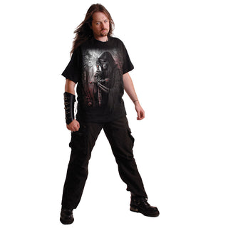 Spiral T-Shirt: Soul Searcher (Black) (Back Print)